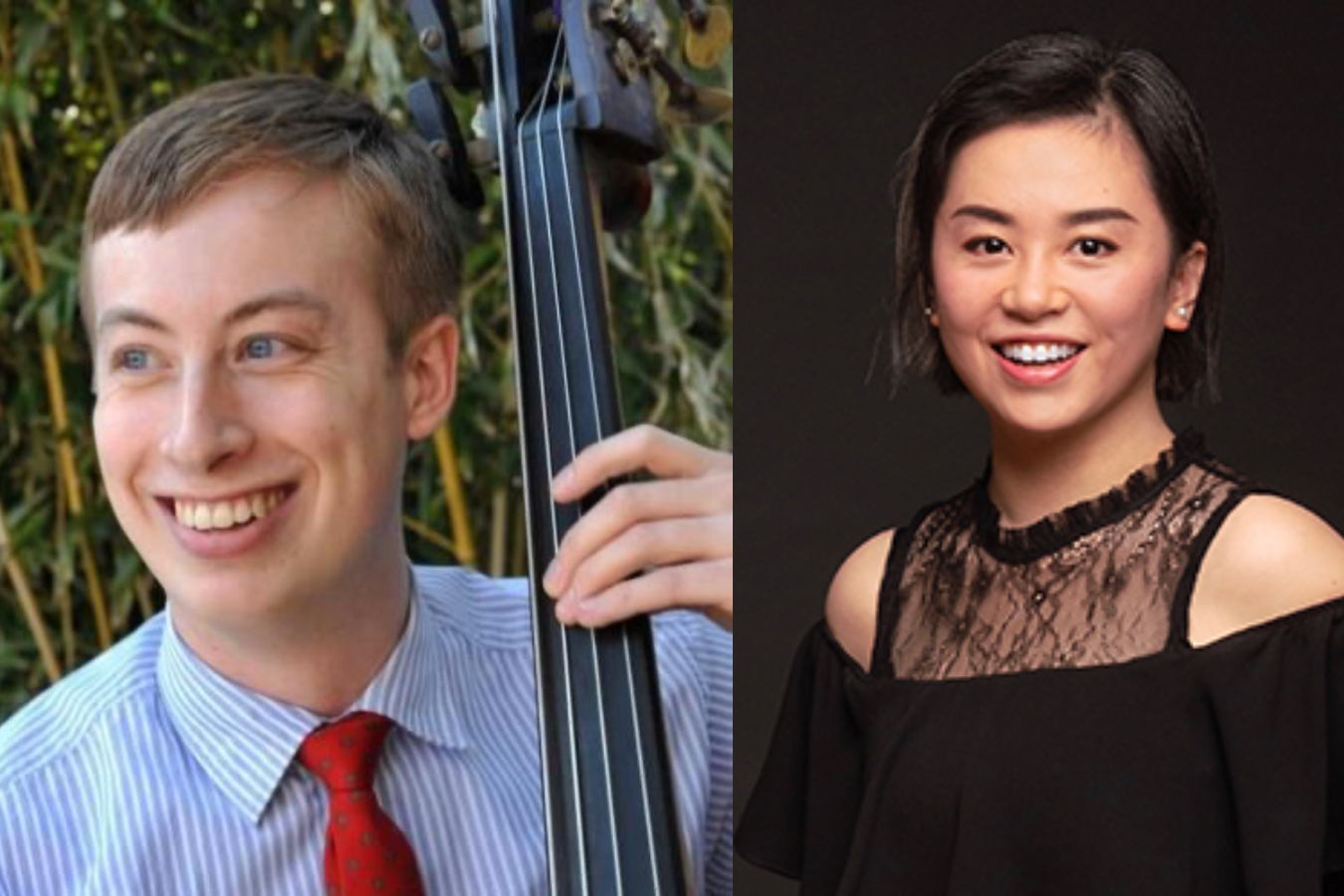 Headshots of Zachary Hobin and Alice Chenyang Xu